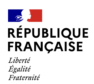 Logo République Française avec devise Liberté Égalité Fraternité